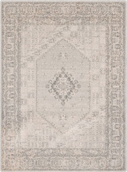 Agnella klasický vlněný koberec Isfahan M Weaw Popelavý béžový Rozměr: 133x180 cm