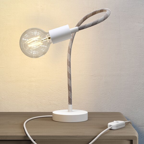 Creative cables Flexibilní stolní lampička Flex Barva: Matný bronz