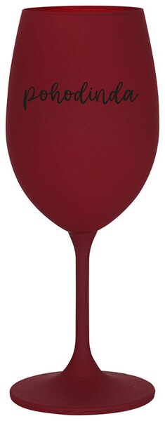 POHODINDA - bordó sklenice na víno 350 ml