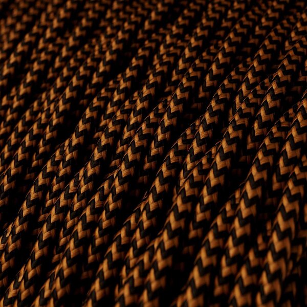 Creative cables Spostaluce, nástěnná kovová lampa s prodloužením do tvaru l s vypínačem a zástrčkou Barva: Matná měď