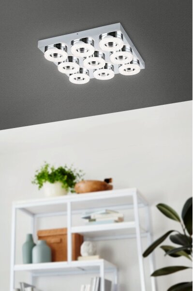 Eglo 95665 - LED Stropní svítidlo FRADELO 9xLED/4W/230V