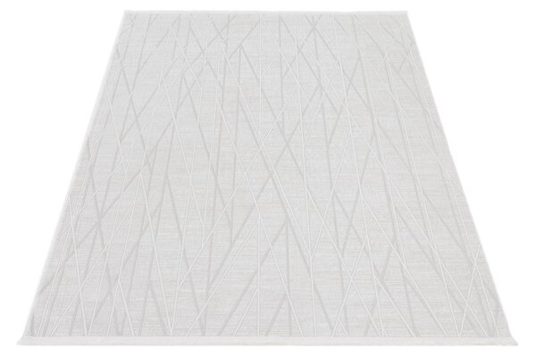 Makro Abra Kusový koberec Luna I Pianta geometrický krémový Rozměr: 120x170 cm