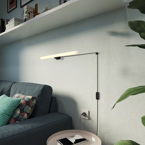 Creative cables Spostaluce esse14, lampa s paticí s14d Barva: Černá