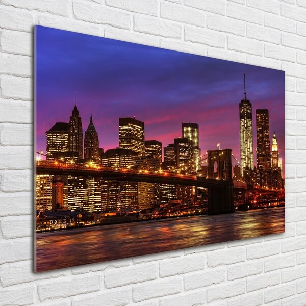 Foto obraz sklo tvrzené Manhattan západ osh-80459106
