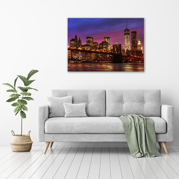 Foto obraz canvas Manhattan západ oc-80459106
