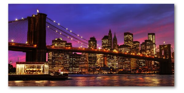 Foto obraz sklo tvrzené Manhattan západ osh-80459106