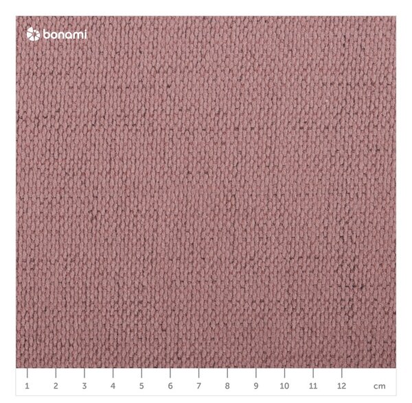 Růžová čalouněná dvoulůžková postel s úložným prostorem s roštem 160x200 cm Lupine – Micadoni