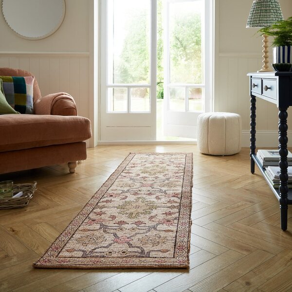 Ručně tkaný běhoun s příměsí juty v přírodní barvě 60x230 cm Celine Jute Global – Flair Rugs