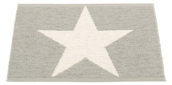 Světle šedý vnitřní a venkovní koberec 70x50 cm Viggo Warm Grey – Pappelina