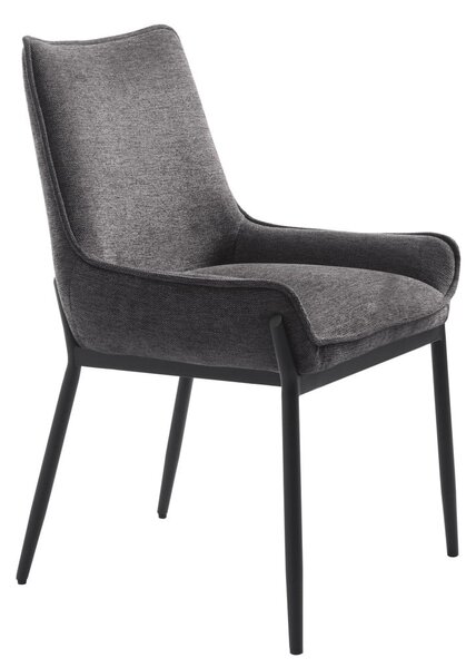 Tmavě šedá jídelní židle Calgary – Unique Furniture