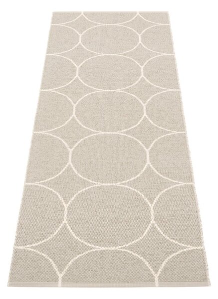 Krémový vnitřní a venkovní běhoun 70x200 cm Boo Linen – Pappelina