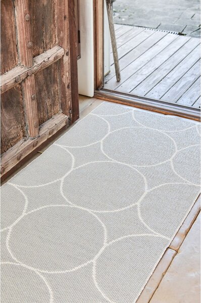 Krémový vnitřní a venkovní běhoun 70x200 cm Boo Linen – Pappelina