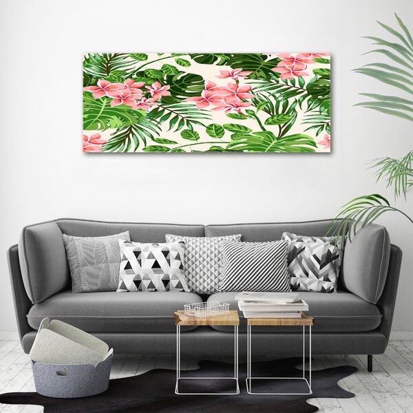 Moderní obraz canvas na rámu Květinový vzor oc-80836231