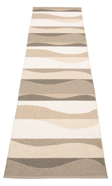 Hnědo-béžový vnitřní a venkovní běhoun 70x300 cm Urvi Earth – Pappelina