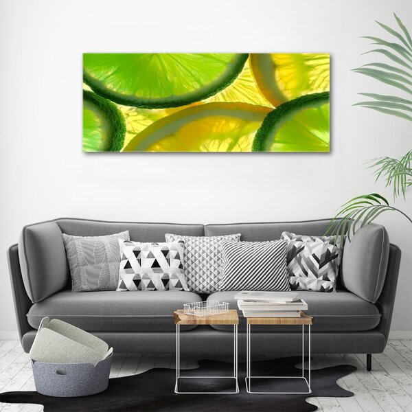 Foto obraz canvas Limetka a citron oc-81010621