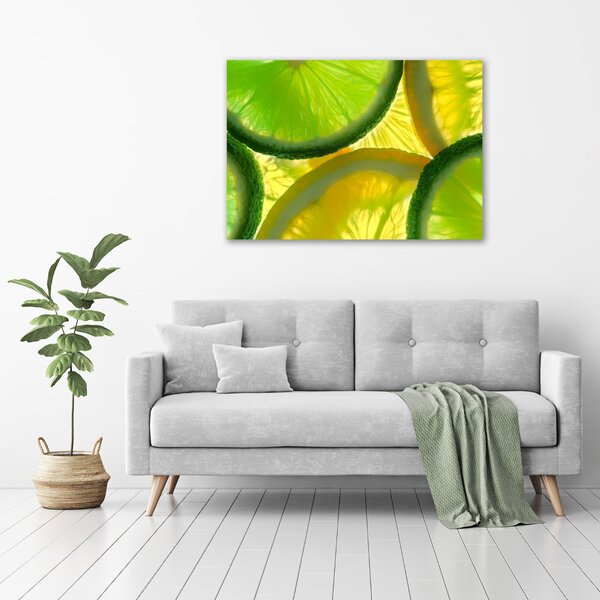 Foto obraz canvas Limetka a citron oc-81010621