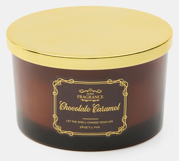 Sinsay - Vonná svíčka Chocolate Caramel - tmavě hnědá