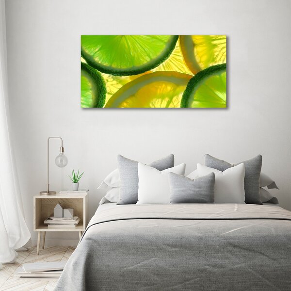 Foto obraz canvas Limetka a citron oc-81010621