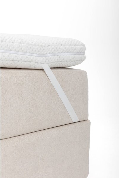 Šedá boxspring postel s úložným prostorem 180x200 cm Elva Bold Line – Bonami Selection