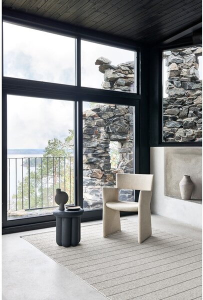 Šedý vnitřní a venkovní běhoun 70x180 cm Carl Warm Grey – Pappelina