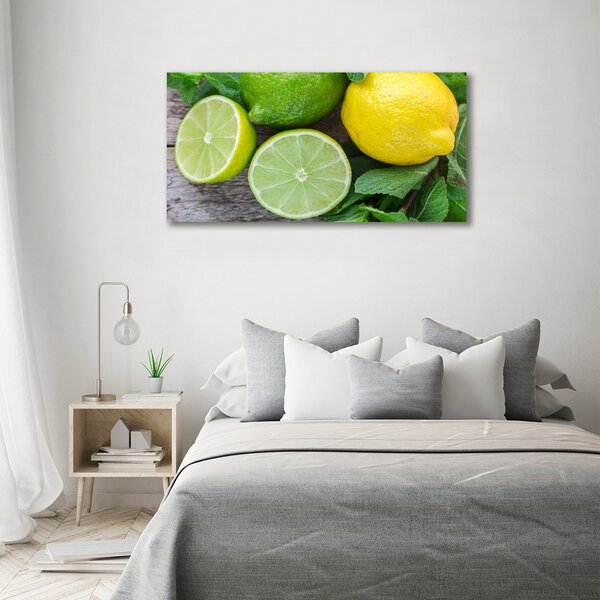 Foto obraz na plátně Limetka a citron oc-81072206