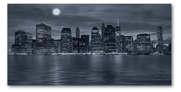 Fotoobraz na skle New York noc osh-81226490