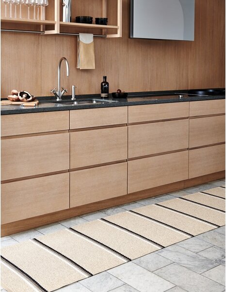Béžový vnitřní a venkovní koberec 70x90 cm Olle Mud Beige – Pappelina