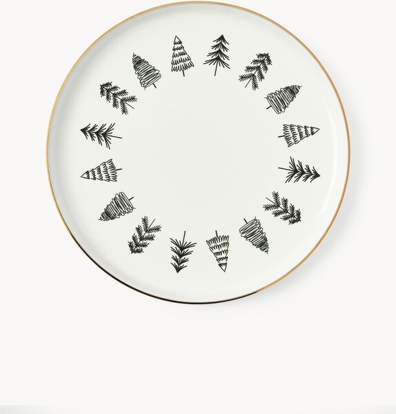 Ručně vyrobený porcelánový servírovací talíř Lumi