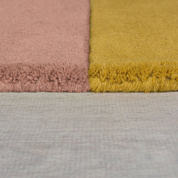 Modrý ručně tkaný vlněný koberec 120x180 cm Lozenge Bright Multi – Flair Rugs