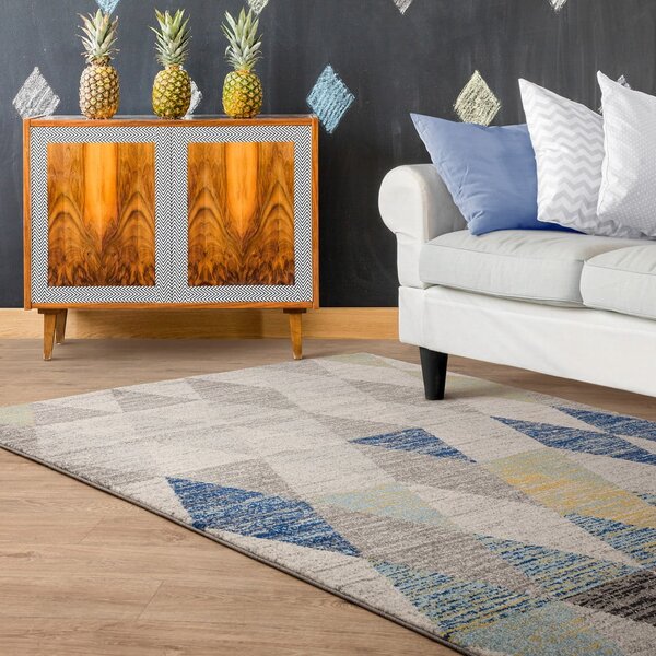 Modrý koberec 80x150 cm Muse Harlequin Blue – Asiatic Carpets