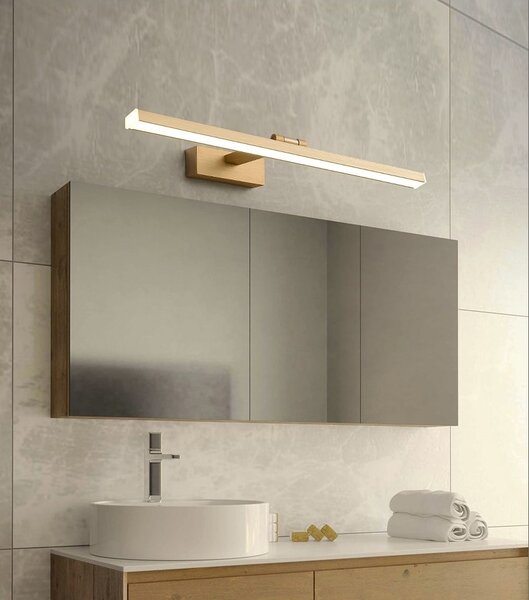 TooLight Koupelnové LED svítidlo APP835-1W 80 cm zlaté/neutrální bílá