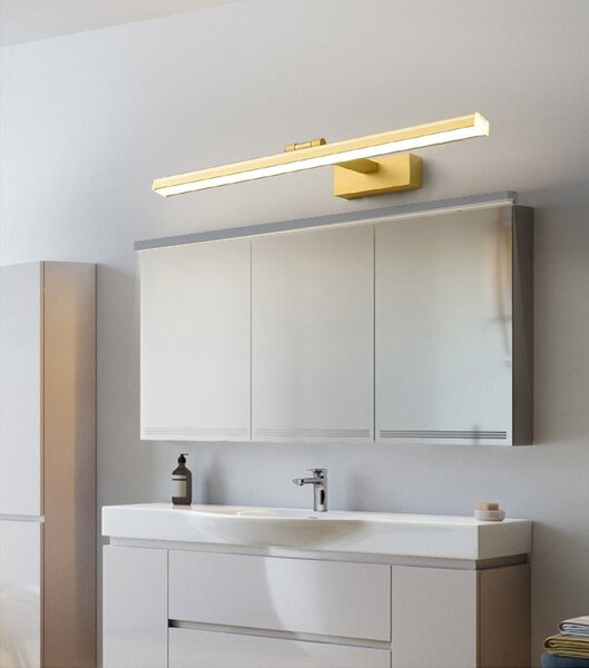 TooLight Koupelnové LED svítidlo APP835-1W 80 cm zlaté/neutrální bílá
