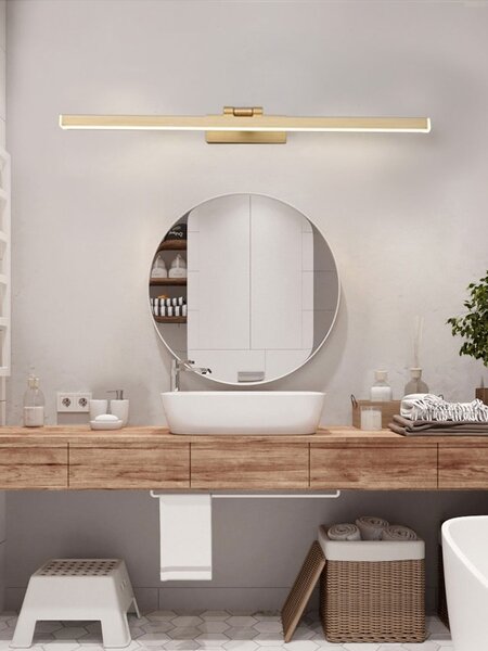 TooLight Koupelnové LED svítidlo APP835-1W 80 cm zlaté/neutrální bílá