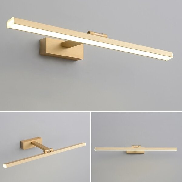 TooLight Koupelnové LED svítidlo APP835-1W 80 cm zlaté/neutrální bílá