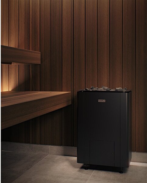 Narvi saunová kamna elektrická Ultra Small WiFi 9 kW, black