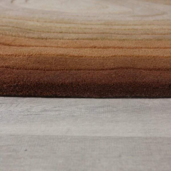 Vlněný koberec v cihlové barvě 160x230 cm Puddle Ombre Wool – Flair Rugs