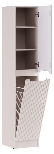 Comad Koupelnová sestava Nova Cashmere I s deskou, regálem a skříňkami 50 cm kašmírová/dub coast evoke
