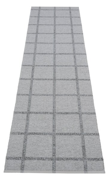 Šedý vnitřní a venkovní běhoun 70x300 cm Ada Grey – Pappelina