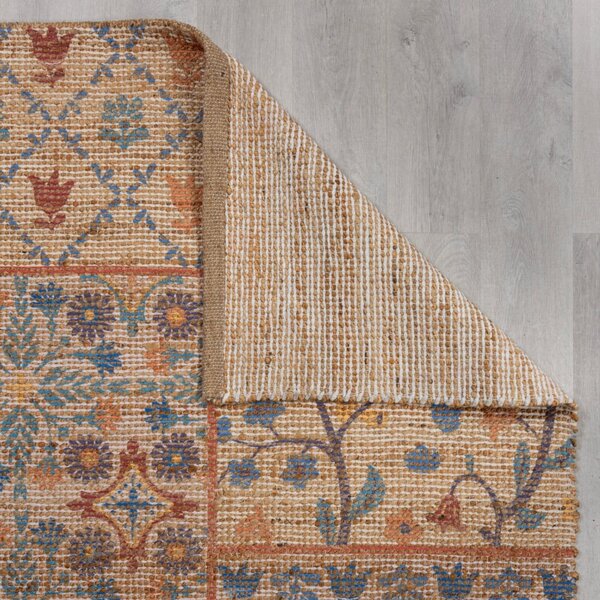 Ručně tkaný koberec s příměsí juty v přírodní barvě 160x230 cm Taylor Patchwork – Flair Rugs