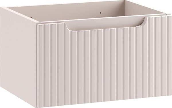 Comad Závěsná skříňka Nova Cashmere Sky se zápustným umyvadlem 50 cm kašmírová
