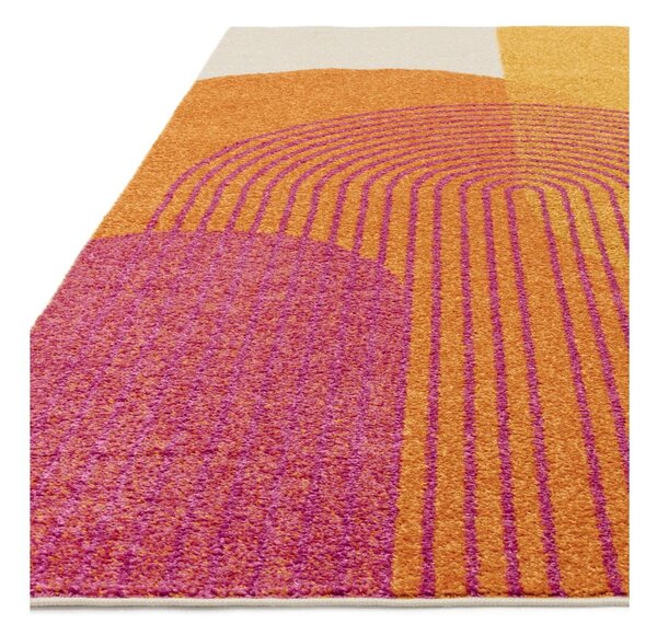 Žluto-oranžový koberec 120x170 cm Muse Orange Retro – Asiatic Carpets
