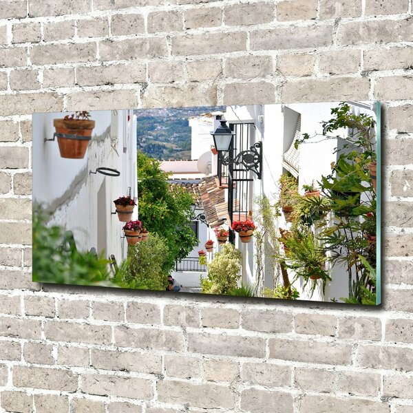 Foto obraz sklo tvrzené Okouzlující ulička osh-81935721