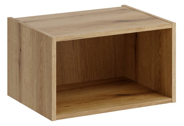 Comad Koupelnová sestava Nova Cashmere I s deskou, regálem a skříňkami 50 cm kašmírová/dub coast evoke