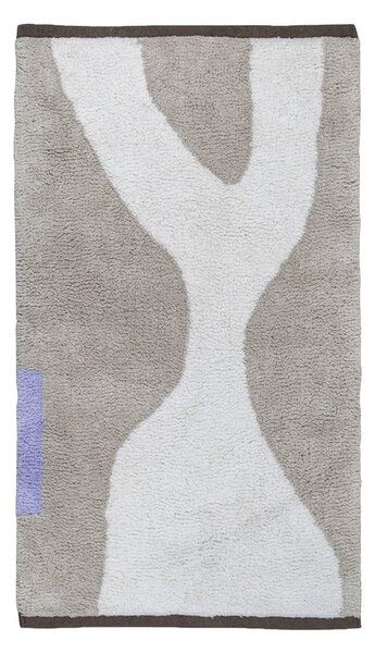 Bílo-béžový pratelný bavlněný koberec 50x80 cm Figura – Mette Ditmer Denmark