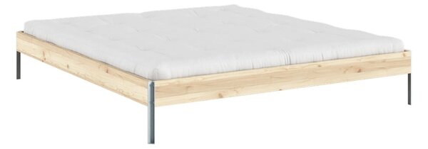 Dvoulůžková postel z borovicového dřeva s roštem v přírodní barvě 180x200 cm Core – Karup Design