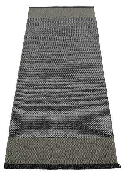 Antracitový vnitřní a venkovní běhoun 70x200 cm Edit Charcoal – Pappelina