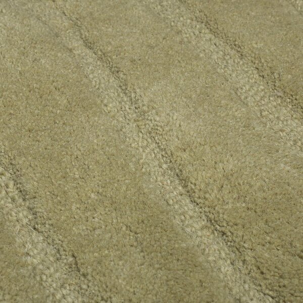 Khaki ručně tkaný vlněný kulatý koberec ø 160 cm Mesmerise Sage – Flair Rugs