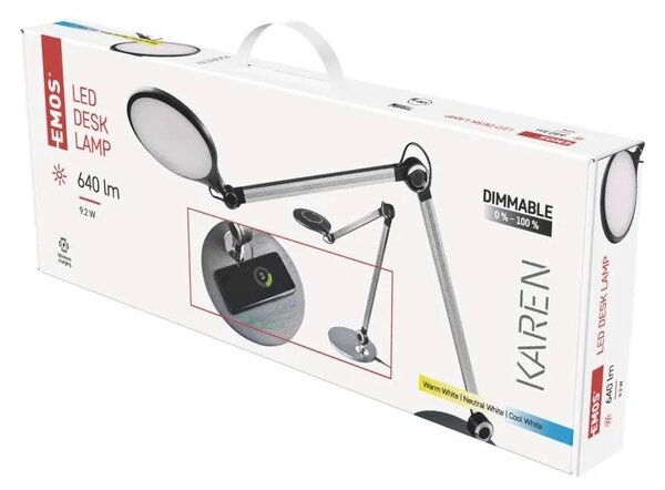 Emos lighting LED stolní lampa KAREN, černá 1538176000