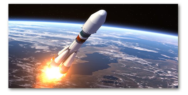 Fotoobraz na skle Kosmická raketa osh-82396633