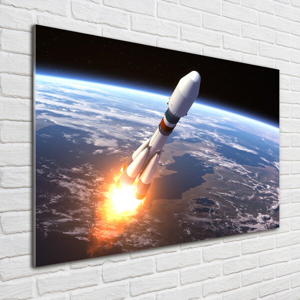 Fotoobraz na skle Kosmická raketa osh-82396633